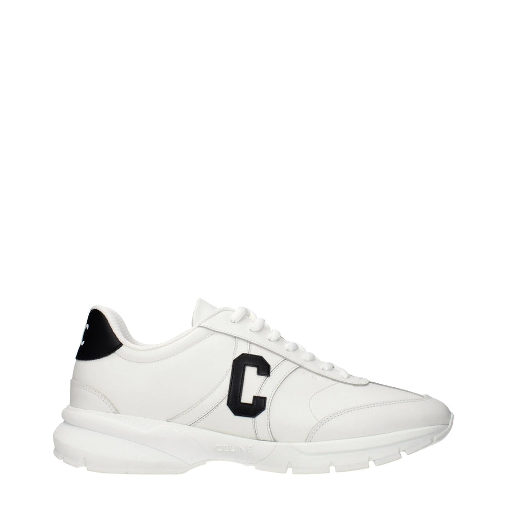Baskets de sport en cuir blanc Céline - EU45/US12