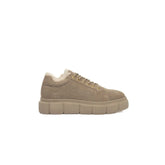 Cerruti 1881 Beige Calfskin Women Platform Sneaker - EU36/US6 - Sneakers
