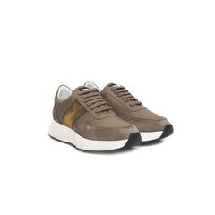 Cerruti 1881 Beige Cowhide Women Sneaker - EU37/US7 - Sneakers