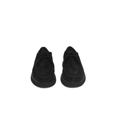 Cerruti 1881 Black Calfskin Men Derby Shoe - EU42/US9 - Shoes