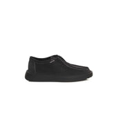 Cerruti 1881 Black Cowhide Men Derby Shoe - EU42/US9 - Flats