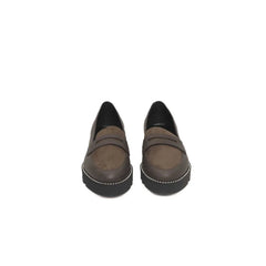 Cerruti 1881 Brown Cowhide Women’s Loafer - EU38/US8 - Flats
