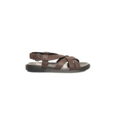 Cerruti 1881 Brown Leather Men Sandal - Sandals