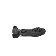 Cerruti 1881 Gray Cowhide Women Loafer - EU38/US8 - Flats