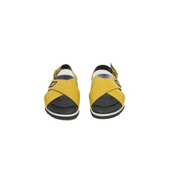 Cerruti 1881 Yellow Calfskin Women Sandal - EU38/US8 - Sandals