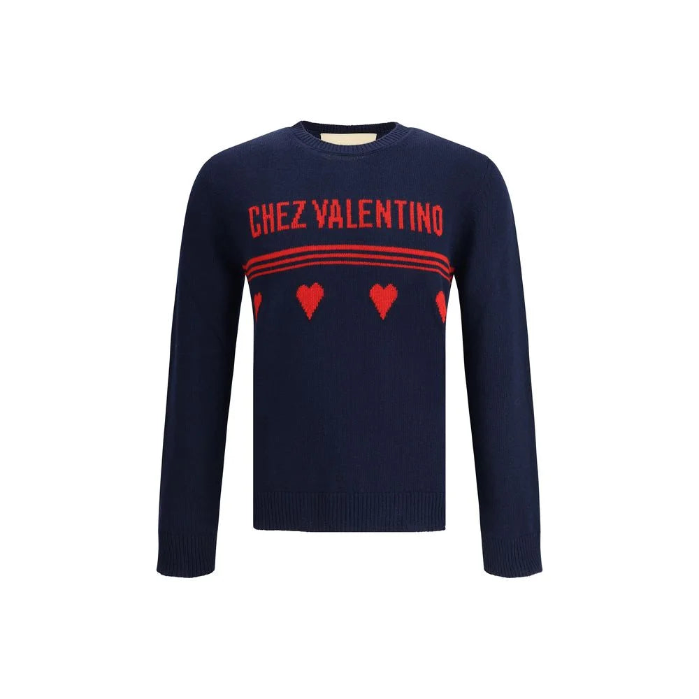 Chez Valentino Wool Sweater - Sweaters
