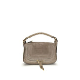 Sac bandoulière en cuir de veau beige Chloé