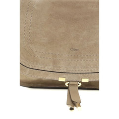 Chloé Beige Calf Leather Bos Taurus Shoulder Bag