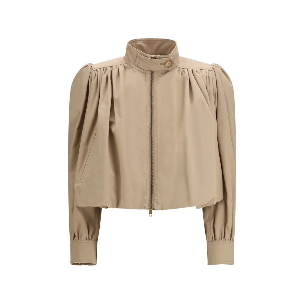 Chloé Beige Cotton Jackets And Coat - IT36 | XS
