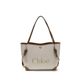 Chloé Beige Cotton Shoulder Bag