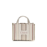 Chloé Beige Cotton Shoulder Bag