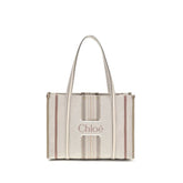 Chloé Beige Cotton Shoulder Bag