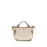 Sac bandoulière Chloé en tissu beige