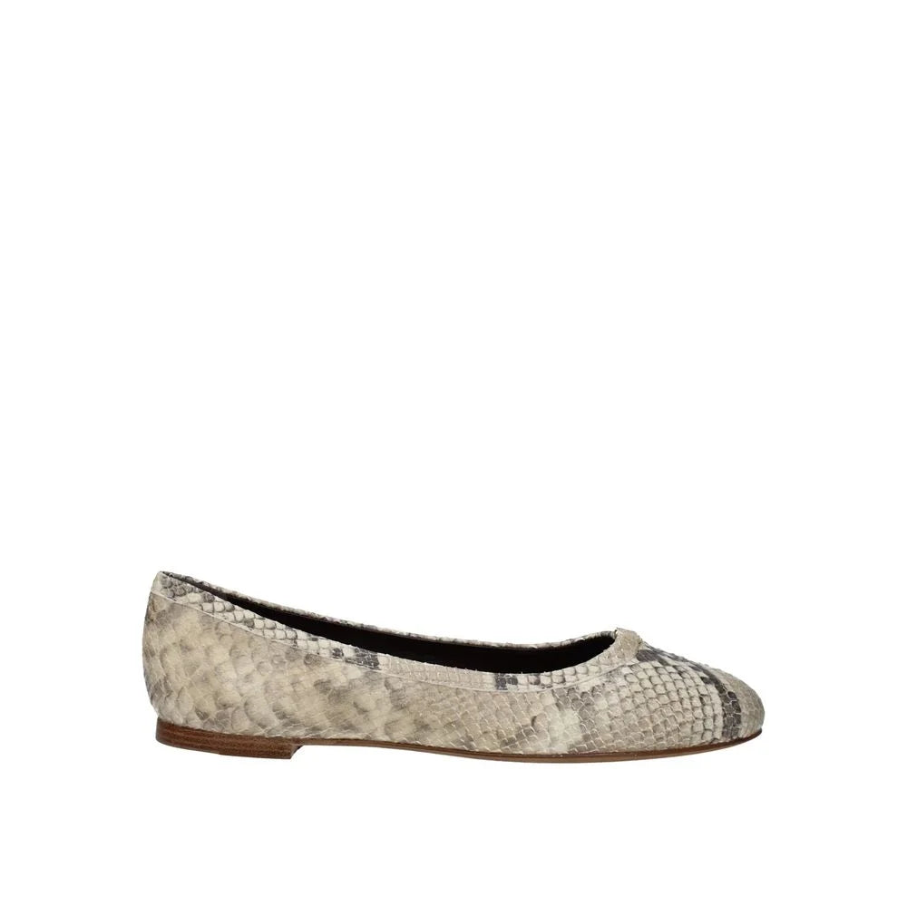 Chloé Beige Goatskin Ballet Flats