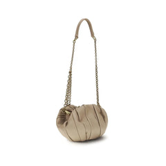 Sac bandoulière Chloé beige en cuir d'agneau Ovis Aries Aries