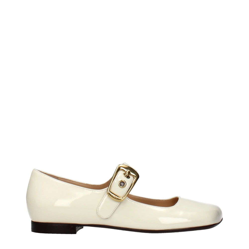 Ballerines Chloé en cuir beige