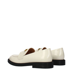 Chloé Beige Leather Slip-On Loafers - EU36/US6