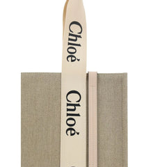Chloé Beige Linen Handbag