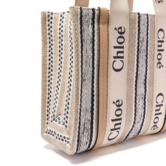 Chloé Béžová ľanová taška tote