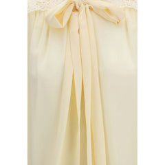 Chloé Beige Polyester Blouse