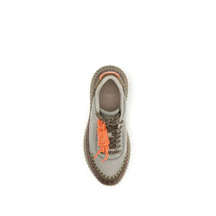 Chloé Bicolor Polyurethane Athletic Sneakers