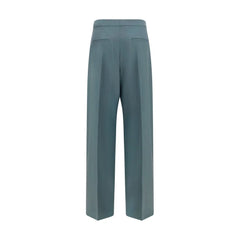 Chloé Bicolor Wool Oves Aries Dress Pants