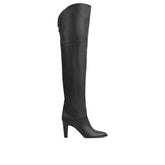Chloé Black Calfskin Over The Knee - EU36.5/US6.5