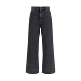 Chloé Black Cotton High-Waisted Jean