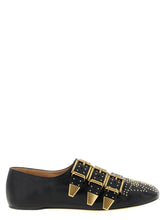 Chloé Black Lamb Leather Ballet Flats