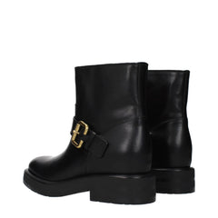 Chloé Black Leather Ankle Boots - EU36/US6