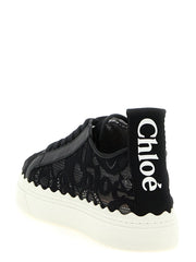 Chloé Black Polyamide Low Top Sneakers