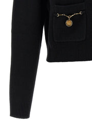 Chloé Black Wool Cardigan - L