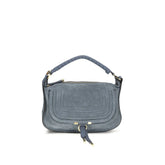 Chloé Blue Calf Leather Bos Taurus Shoulder Bag