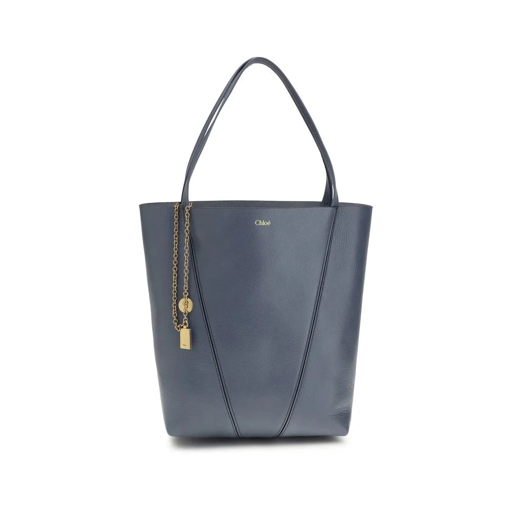 Chloé Blue Calf Leather Bos Taurus Shoulder Bag