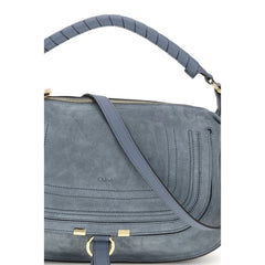 Chloé Blue Calf Leather Bos Taurus Shoulder Bag