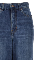 Chloé Blue Cotton Jeans Denim