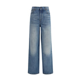Chloé Blue Cotton Jeans Denim