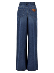 Chloé Blue Cotton Jeans Denim