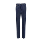 Chloé Blue Cotton Slim Fit Jeans