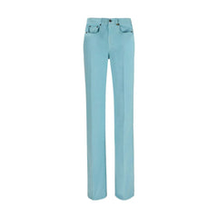 Chloé Blue Cotton Straight-Leg Jeans - 27
