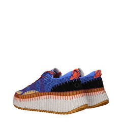 Chloé Blue Fabric Chunky Sneakers - EU40/US10