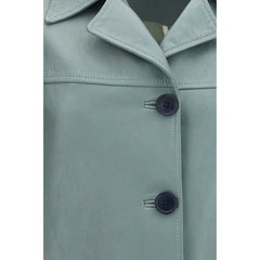 Chloé Blå Skinnjakke - IT38 | S