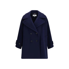 Chloé Blue Wool Coat - IT38 | S