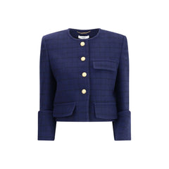 Chloé Blue Wool Coat - IT40 | M