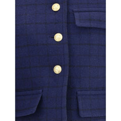 Chloé Blue Wool Coat - IT40 | M
