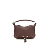 Sac bandoulière Chloé bordeaux en veau Bos Taurus