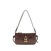 Chloé Bordeaux Calf Leather Bos Taurus Shoulder Bag