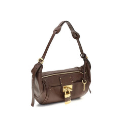 Bolso de hombro Chloé de cuero de ternero marrón Bos Taurus