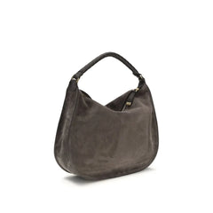 Bolso bandolera de cuero de becerro marrón Chloé