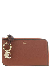 Chloé Brown Calfskin Cardholder